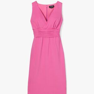 NWT Kate Spade V-neck Ponte Dress in Rhododendron Grove, Size 14